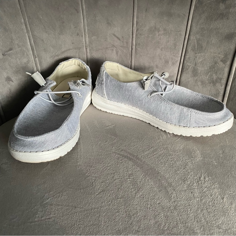 NWOT gray Hey Dudes - Picture 6 of 6